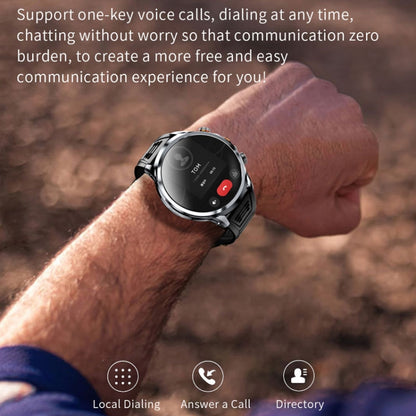 H18 Ultra-Thin Round Ball Screen 1.95 Inch Plug-In Phone Smart Watch 32G(Silver) by bashfashion