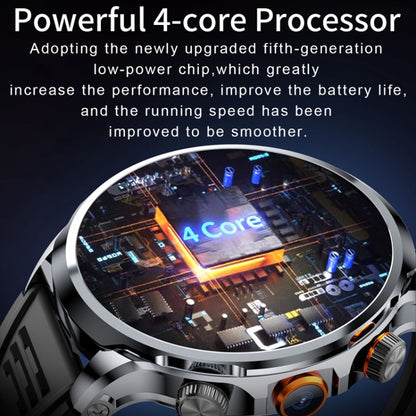 H18 Ultra-Thin Round Ball Screen 1.95 Inch Plug-In Phone Smart Watch 32G(Black) by bashfashion