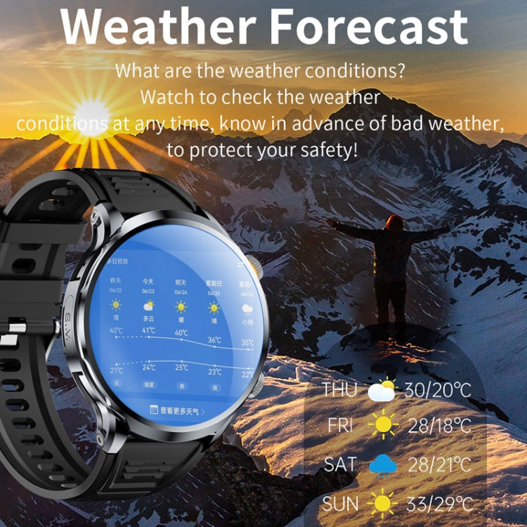 H18 Ultra-Thin Round Ball Screen 1.95 Inch Plug-In Phone Smart Watch 32G(Black) by bashfashion