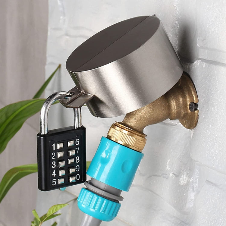 Outdoor Faucet Combination Lock System With Cover To Prevent Water Theft by bashfashion