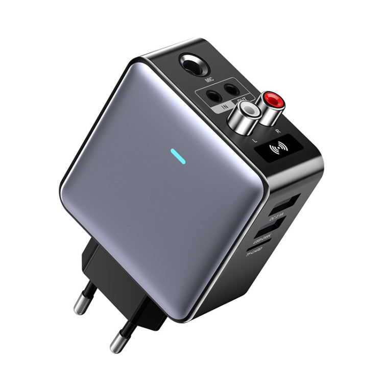 OMS-H6 Bluetooth 5.3 Adapter Wireless Audio Receiver And Transmitter EU Plug by bashfashion