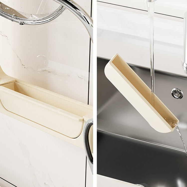 Wall Mount Pot Lids Holder No Punching Suction Cup Double Layer Storage Rack(Milk Tea Brown) by bashfashion