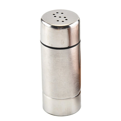 Stainless Steel Kitchen Spice Jar Outdoor BBQ Seasoning Bottle Pepper Sprinkle Jar(S-hole) by bashfashion