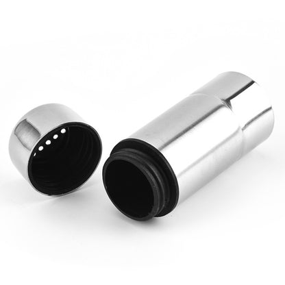 Stainless Steel Kitchen Spice Jar Outdoor BBQ Seasoning Bottle Pepper Sprinkle Jar(9-hole) by bashfashion