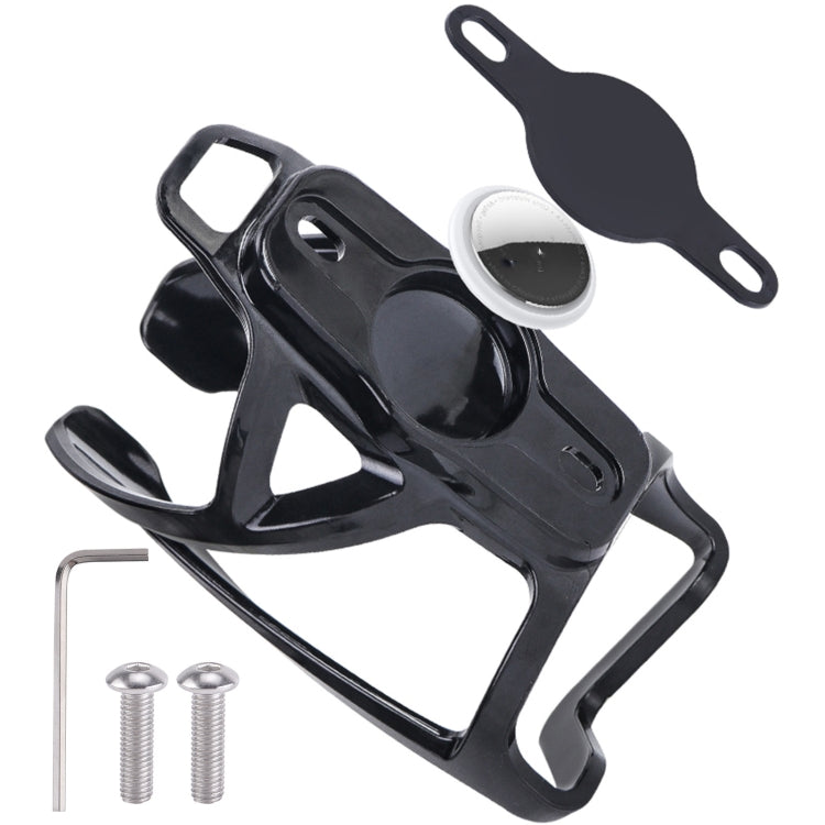 For AirTag Locator Bike Kettle Stand Water Bottle Cage Anti-Lost GPS Location Case, Spec: Front Cover by bashfashion