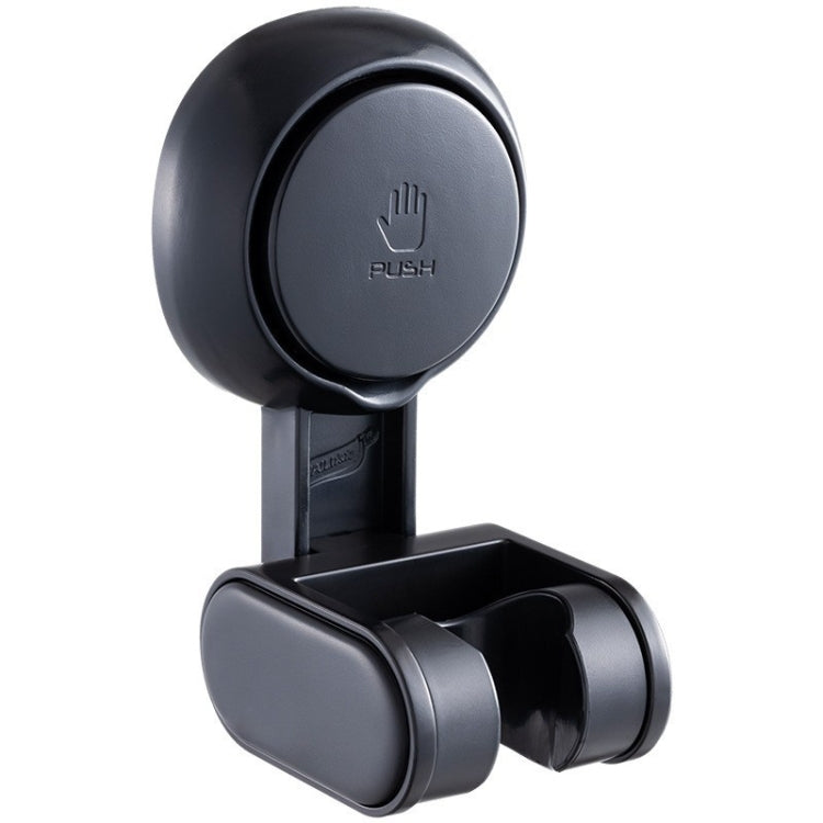 Household Suction Cup Nail-free Universal Shower Head Bracket(Black) by bashfashion