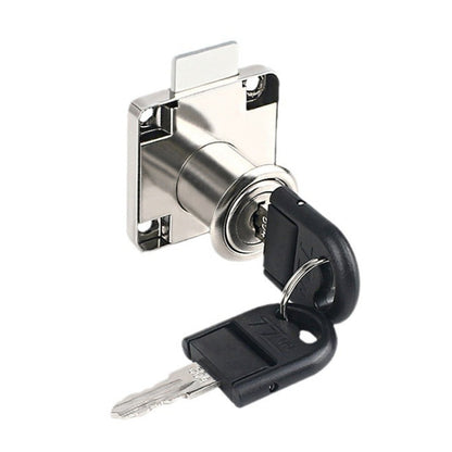 Drawer Lock Furniture Closet Door Office Filing Cabinet Lock, Model: 136-22(Silver Folding Key) by bashfashion