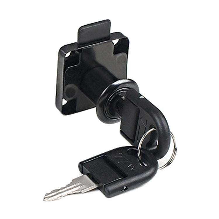 Drawer Lock Furniture Closet Door Office Filing Cabinet Lock, Model: 138-22(Black Folding Key) by bashfashion