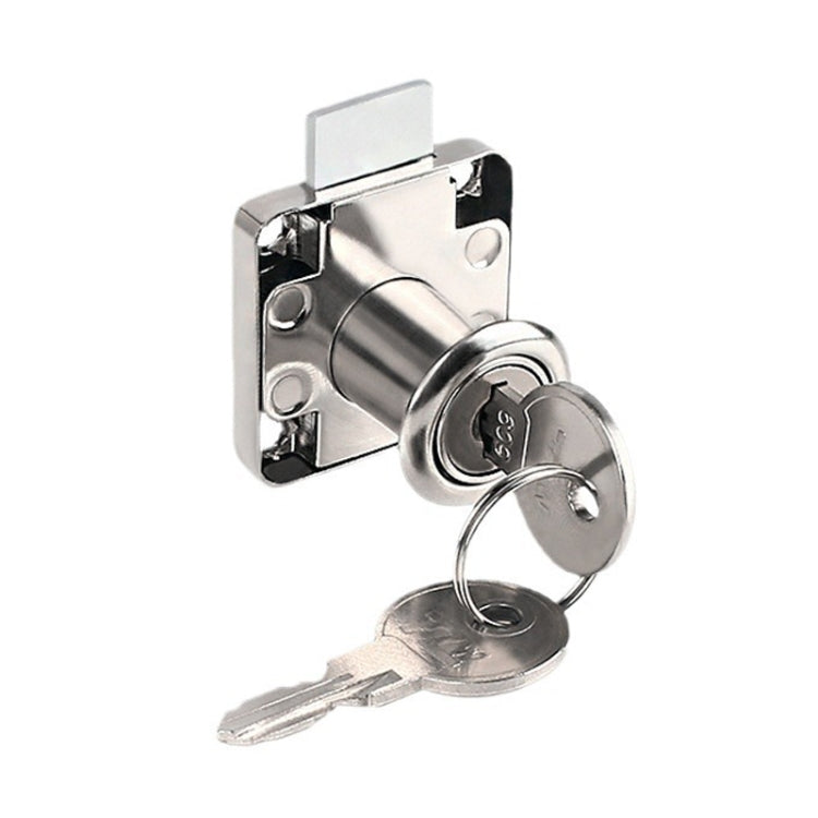 Drawer Lock Furniture Closet Door Office Filing Cabinet Lock, Model: 138-22(Silver Iron Key) by bashfashion