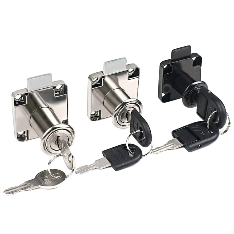 Drawer Lock Furniture Closet Door Office Filing Cabinet Lock, Model: 136-22(Silver Iron Key) by bashfashion