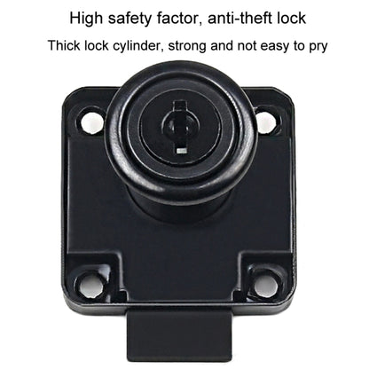 Drawer Lock Furniture Closet Door Office Filing Cabinet Lock, Model: 138-22(Silver Iron Key) by bashfashion