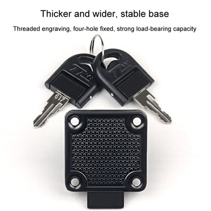 Drawer Lock Furniture Closet Door Office Filing Cabinet Lock, Model: 136-22(Silver Iron Key) by bashfashion