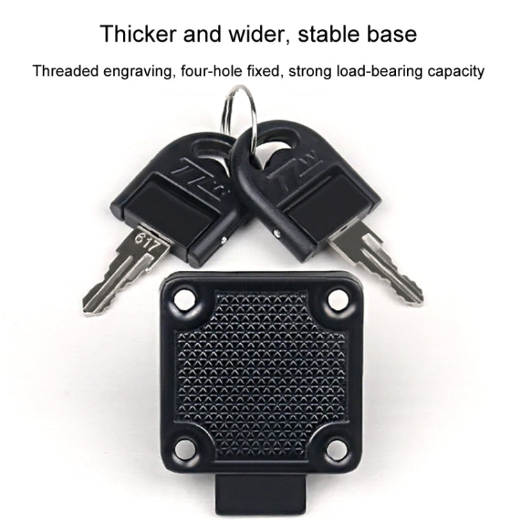 Drawer Lock Furniture Closet Door Office Filing Cabinet Lock, Model: 138-22(Silver Folding Key) by bashfashion