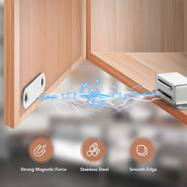 02C Stainless Steel Magnetic Door Catch Kitchen Cabinet Catches Magnet Latches For Door by bashfashion