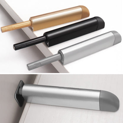 Cabinet Door Magnetic Self-rebounder Drawer Invisible Press Spring Door Opener(Black) by bashfashion