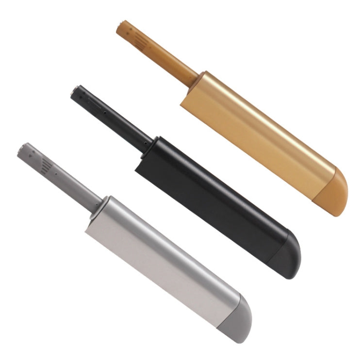 Cabinet Door Magnetic Self-rebounder Drawer Invisible Press Spring Door Opener(Black) by bashfashion