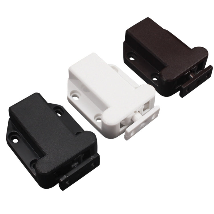 Bouncing Press Type Cabinet Door Catches Self Lock Hidden Drawer Cupboard Door Closer(Brown) by bashfashion