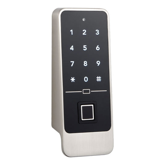 F8 Electronic Cabinet Lock Keyless Password Intelligent Card Unlock, Spec: Fingerprint Version by bashfashion