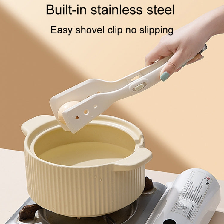 Household Spatula Clip Kitchen Anti-Scald And High Temperature Resistant Food Clamp(White) by bashfashion