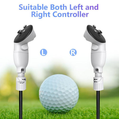 For Meta Quest 3S / 3 Controller Golf Club With Scale And Adjustable Length(White) by bashfashion
