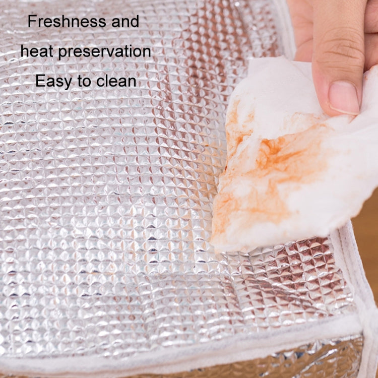 Thickened Portable Thermal Lunch Bag Waterproof Large Capacity Bento Bag With Badge(Purple) by bashfashion