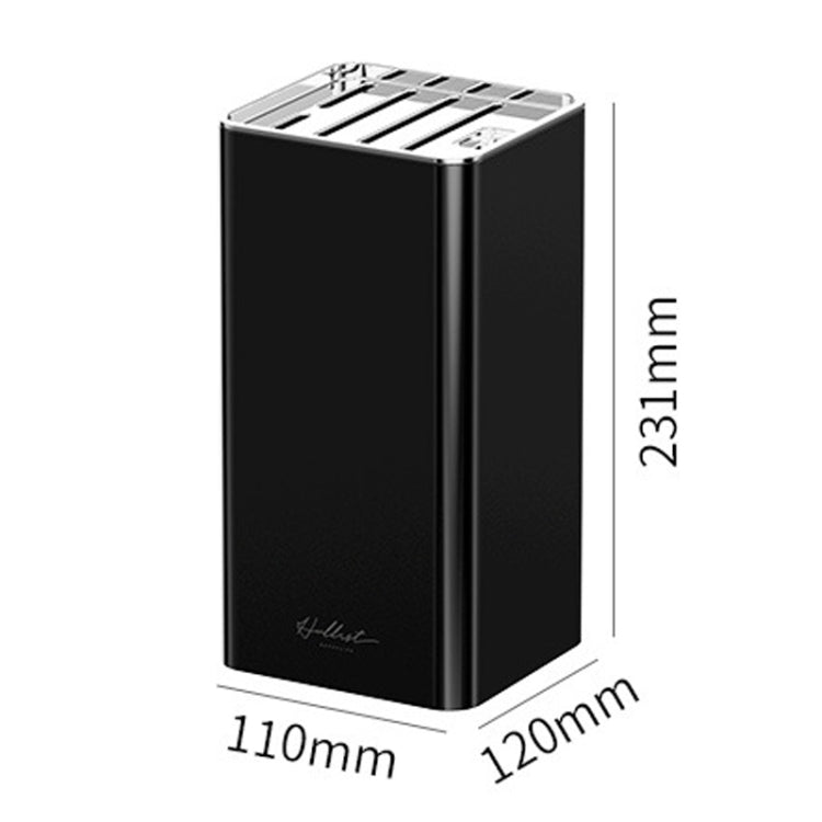 Kitchen Knife Organizer Household Cooking Knife Storage Rack(Black) by bashfashion