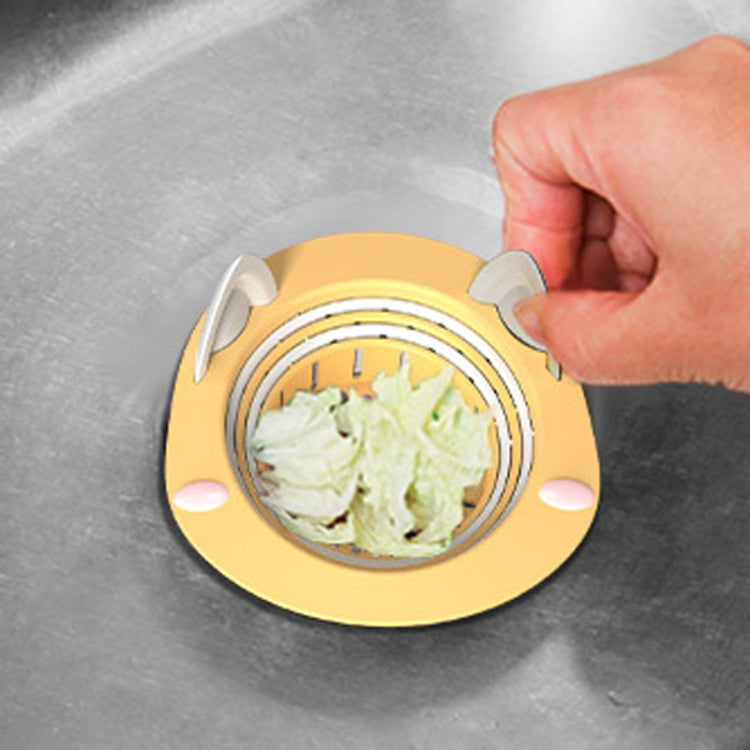 Household Kitchen Sink Residue Strainer Foldable Anti Clogging Floor Drain Filter(Gray) by bashfashion