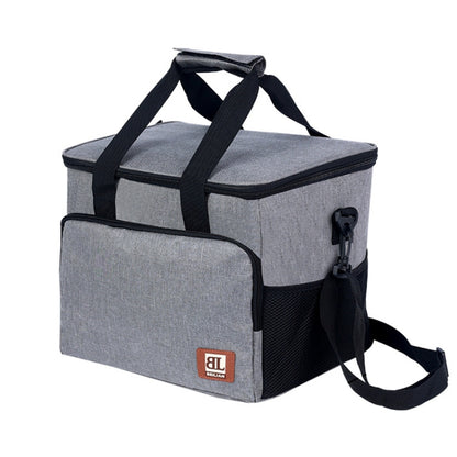 Large Capacity Waterproof Insulated Bag Outdoor Picnic Portable Bento Pack, Style: 27L Gray Large by bashfashion