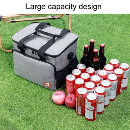 Large Capacity Waterproof Insulated Bag Outdoor Picnic Portable Bento Pack, Style: 12L Black Small by bashfashion
