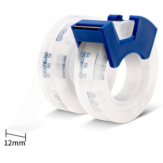 Deli Transparent Tape Student Stationery Office Correction Questions Sticky Typo Tape With Cutter by Deli