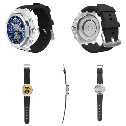 WS-37 1.43-Inch AMOLED IP67 Waterproof Health Monitoring Bluetooth Call Smart Watch(Black) by bashfashion