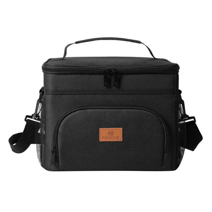 Camping Portable Insulated Pack Outdoor Picnic Large Capacity Lunch Bag(Black) by bashfashion