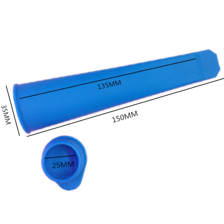 6Colors / Set Food Grade Long Silicone Popsicle Ice Cream Molds by bashfashion