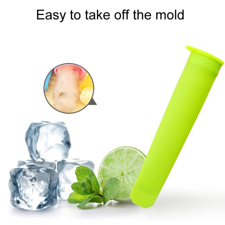 6Colors / Set Food Grade Long Silicone Popsicle Ice Cream Molds by bashfashion