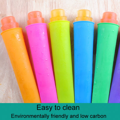 6Colors / Set Food Grade Long Silicone Popsicle Ice Cream Molds by bashfashion