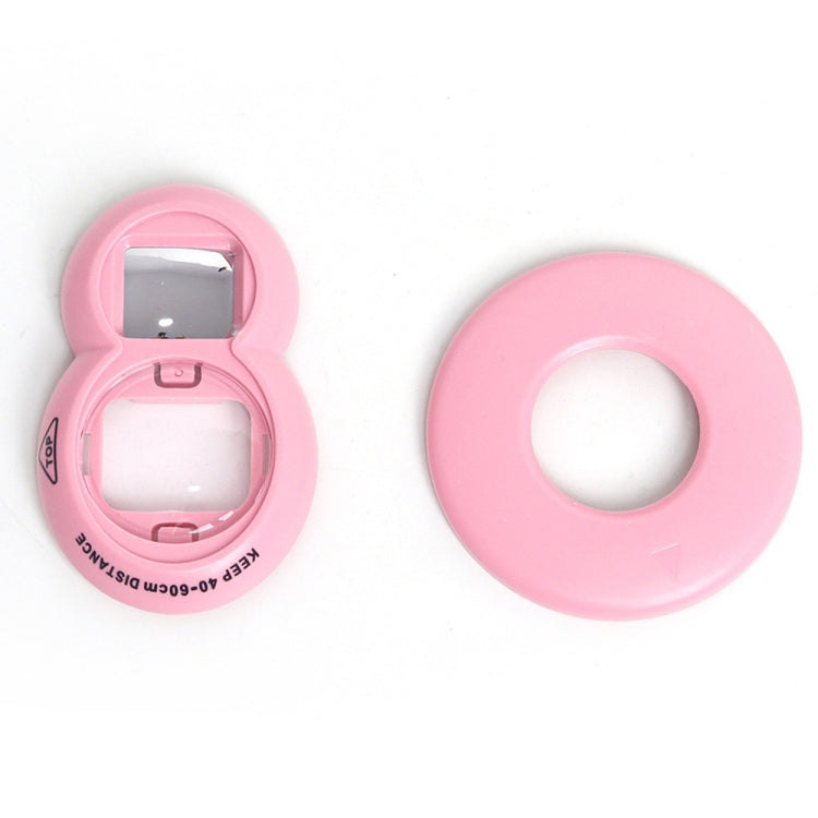 For Fujifilm instax Mini 7+/SE Selfie Filter Auxiliary Ring Set(Pink) by bashfashion
