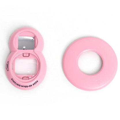 For Fujifilm instax Mini 7+/SE Selfie Filter Auxiliary Ring Set(Pink) by bashfashion