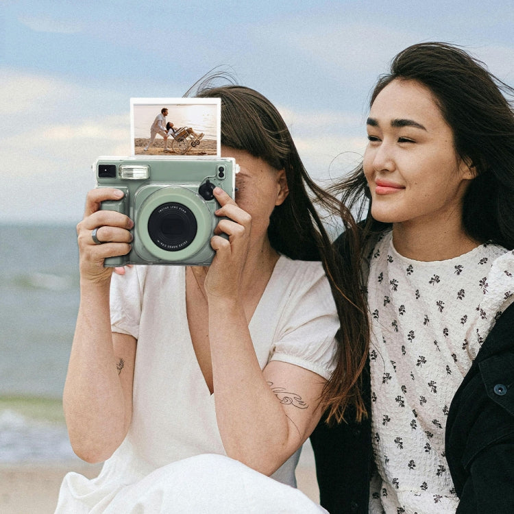 For Fujifilm Instax WIDE 400 Durable Scratch-Resistant Drop-Resistant PC Storage Case(Transparent) by bashfashion