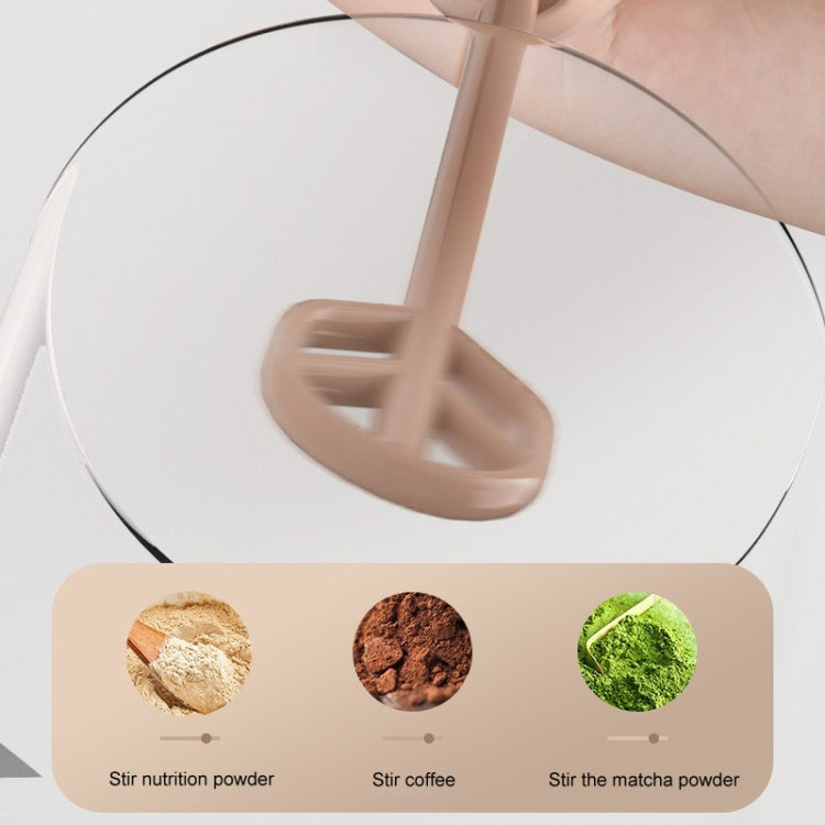 Handheld Electrical Milk Powder Mixer Children Complementary Food Making Stirring Stick(Brown) by bashfashion