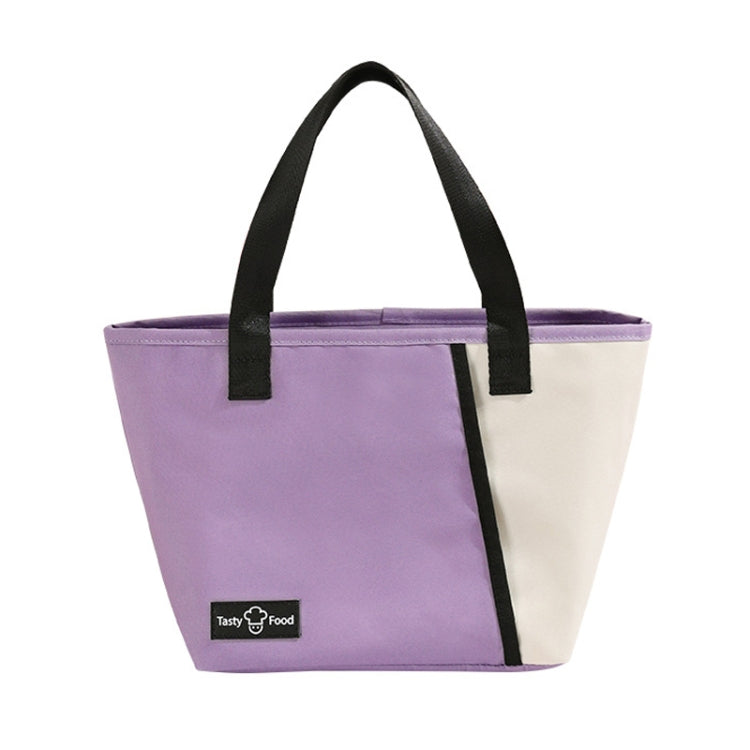 Portable Handheld Insulated Lunch Pack Outdoor Picnic Bento Bag(Purple) by bashfashion