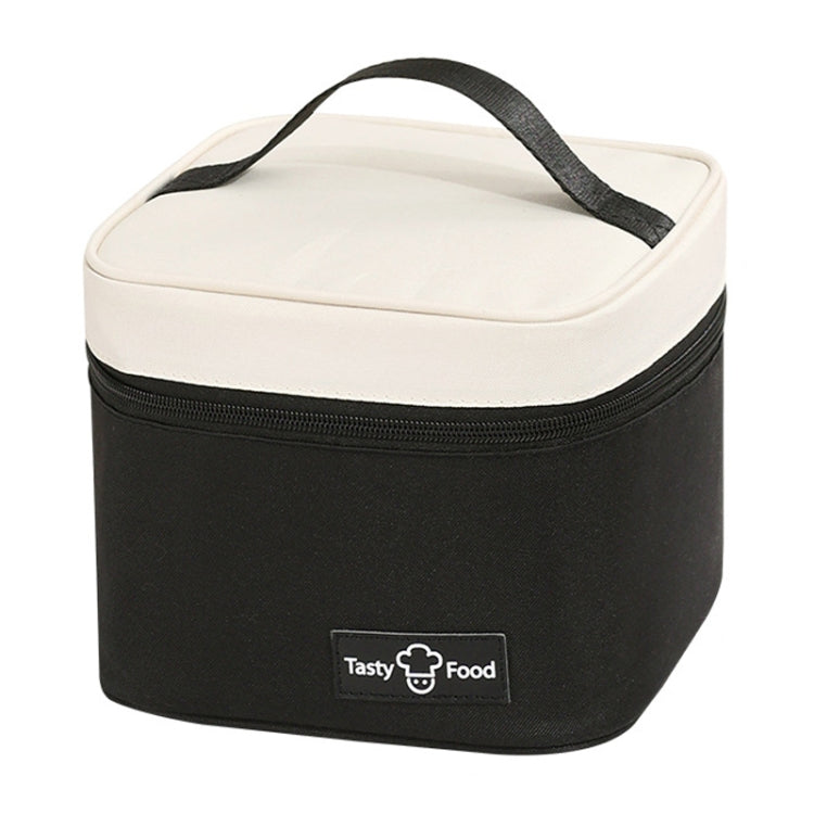 Portable Handheld Insulated Lunch Pack Outdoor Picnic Bento Bag(Black) by bashfashion