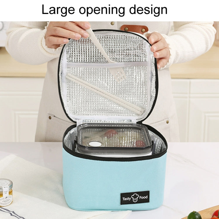 Portable Handheld Insulated Lunch Pack Outdoor Picnic Bento Bag(Black) by bashfashion