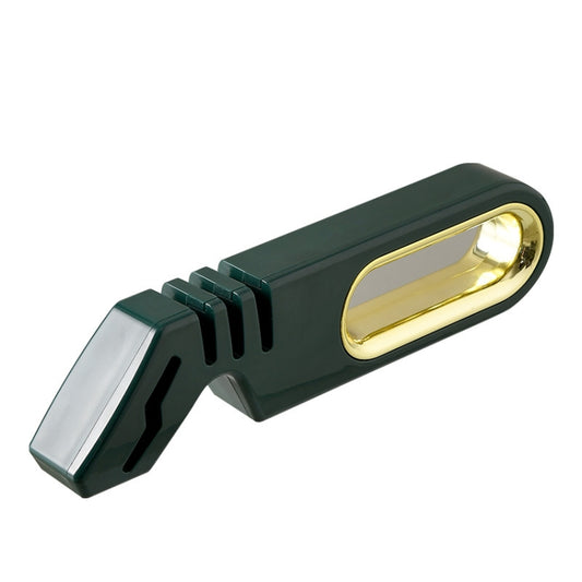 4 In 1 Knife Sharpener 4-Stage Kitchen Quick Sharpening Stone Manual Sharpening Tool(Green) by bashfashion