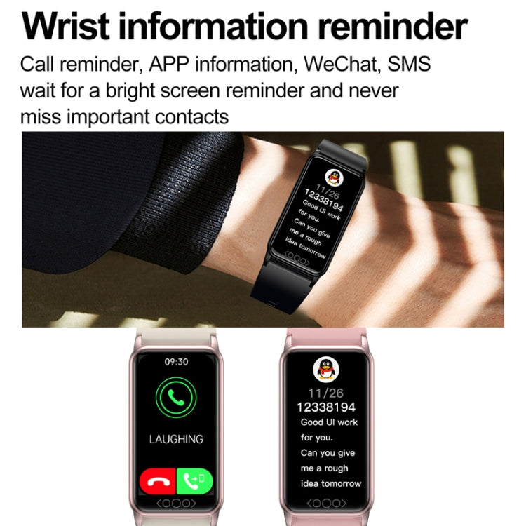 Uric Acid Blood Lipid Noninvasive Blood Sugar Heart Rate Oxygen Temperature Monitoring Smart Healthy Sports Bracelet(Black) by bashfashion