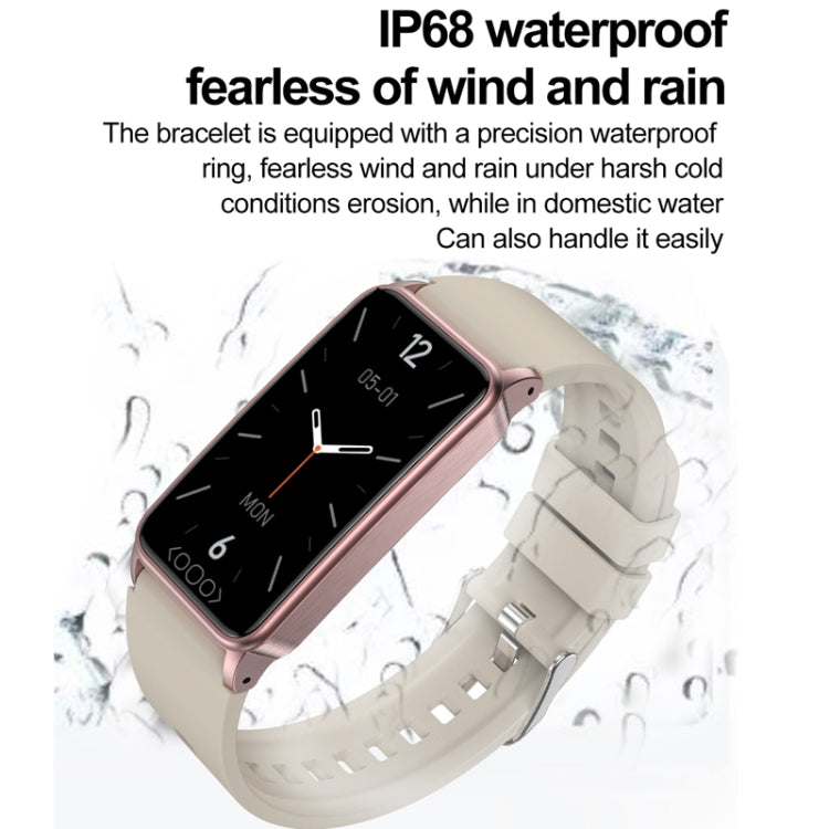 Uric Acid Blood Lipid Noninvasive Blood Sugar Heart Rate Oxygen Temperature Monitoring Smart Healthy Sports Bracelet(Blue) by bashfashion