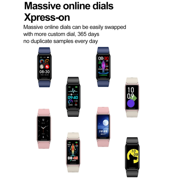 Uric Acid Blood Lipid Noninvasive Blood Sugar Heart Rate Oxygen Temperature Monitoring Smart Healthy Sports Bracelet(Black) by bashfashion