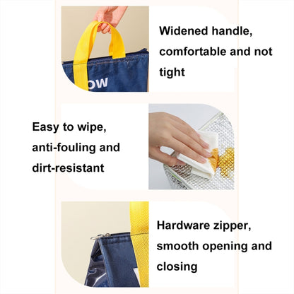 PU Cartoon Waterproof Thickened Insulated and Cooling Lunch Bag(Green) by bashfashion