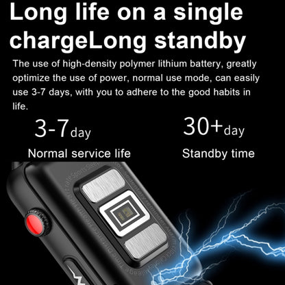 Smart Watch Ring ECG Temperature Heart Rate Blood Pressure Health Bluetooth Talking Watch, Color: Brown Leather by bashfashion