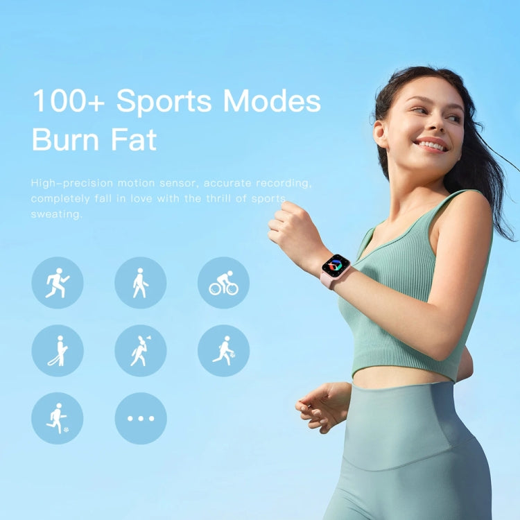 1.83 inch Touch Screen AI Voice Heart Rate / Blood Oxygen / Blood Pressure / Sleep Monitoring Bluetooth Smartwatch(Black) by bashfashion