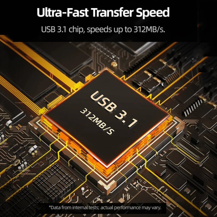 TELESIN USB-C / Type-C 2-in-1 SD / TF Card Reader Storage Box for Smartphones PC Camera by TELESIN